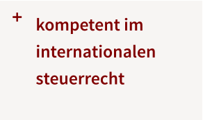 +  kompetent im internationalen steuerrecht